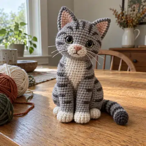 Finished animal from a pattern in the library