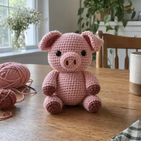 Finished animal from a pattern in the library