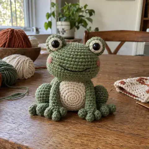 Finished animal from a pattern in the library