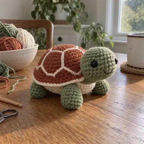 Finished animal from a pattern in the library