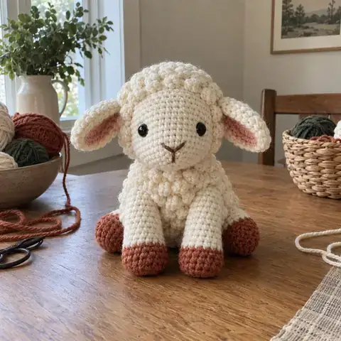 Finished animal from a pattern in the library
