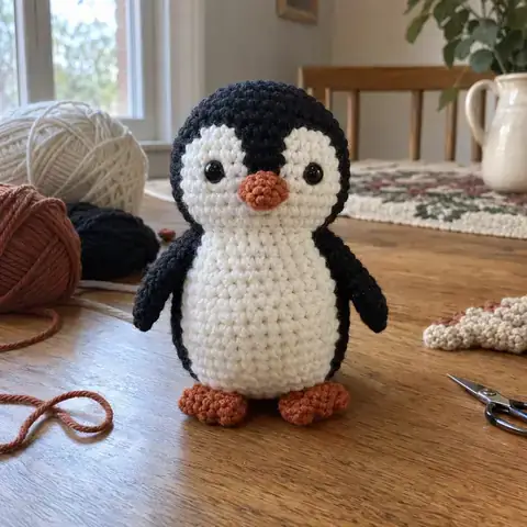 Finished animal from a pattern in the library