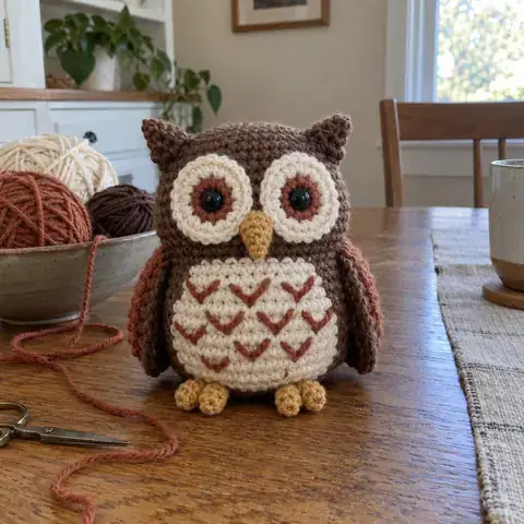 Finished animal from a pattern in the library