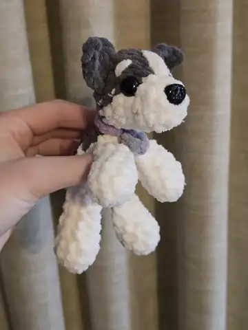 Finished handmade crochet animal